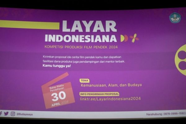 Kompetisi film pendek Layar Indonesiana 2024 siap dimulai